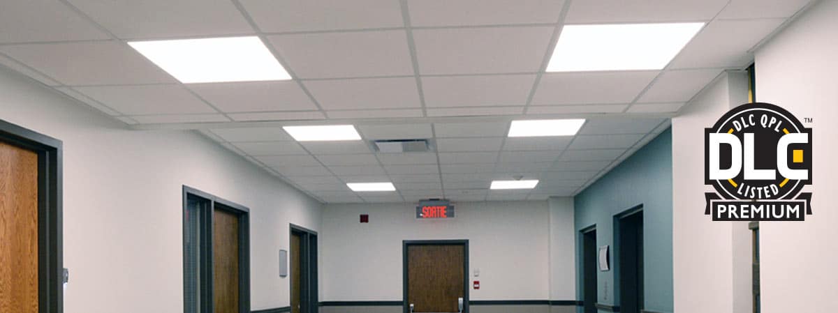 DLC certification: hallway enlighten by panels