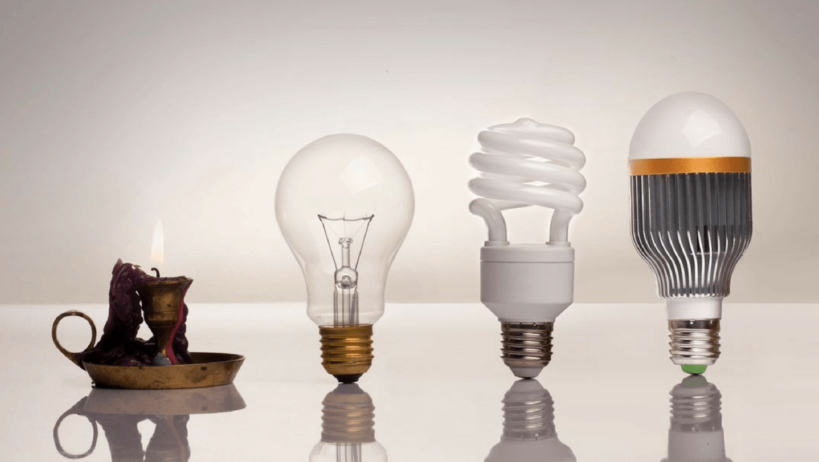 4 different types of bulbs