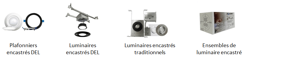 E-catalogue - plafonniers et encastrés