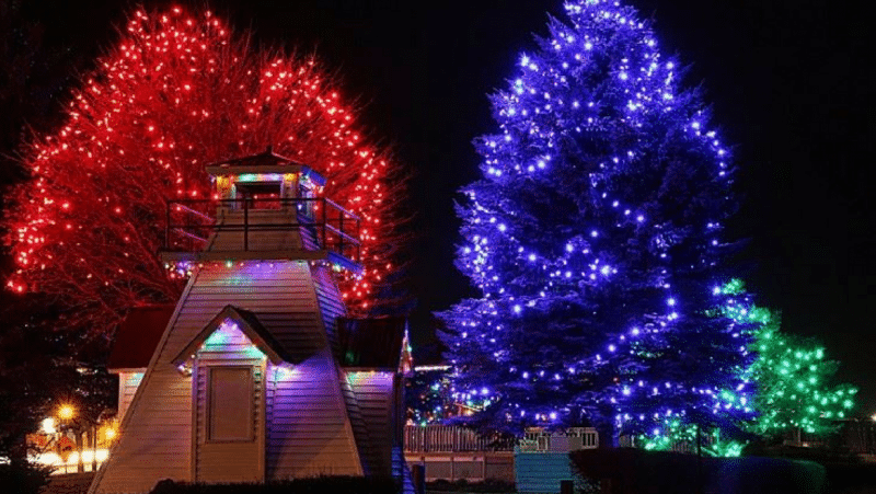 CHRISTMAS LIGHTS IN THE TOWN OF RIVERVIEW