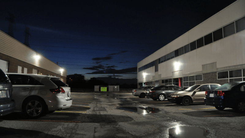 PARKING LOT OF AN OTTAWA OFFICE BUILDING