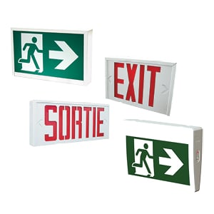 Evolution of emergency lighting, from exit signs to the running man