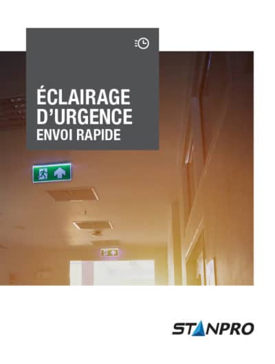 Éclairage d’urgence Envoi Rapide